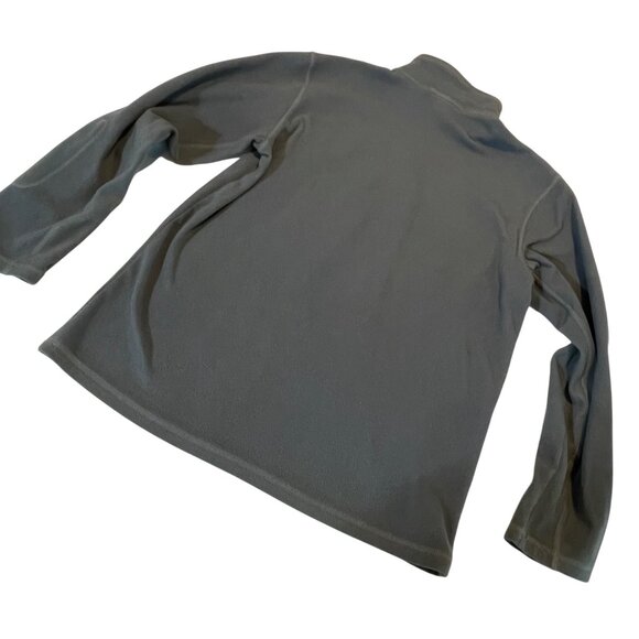 The North Face Mens Fleece Pullover M Gray With Red Accents - Picture 5 of 9